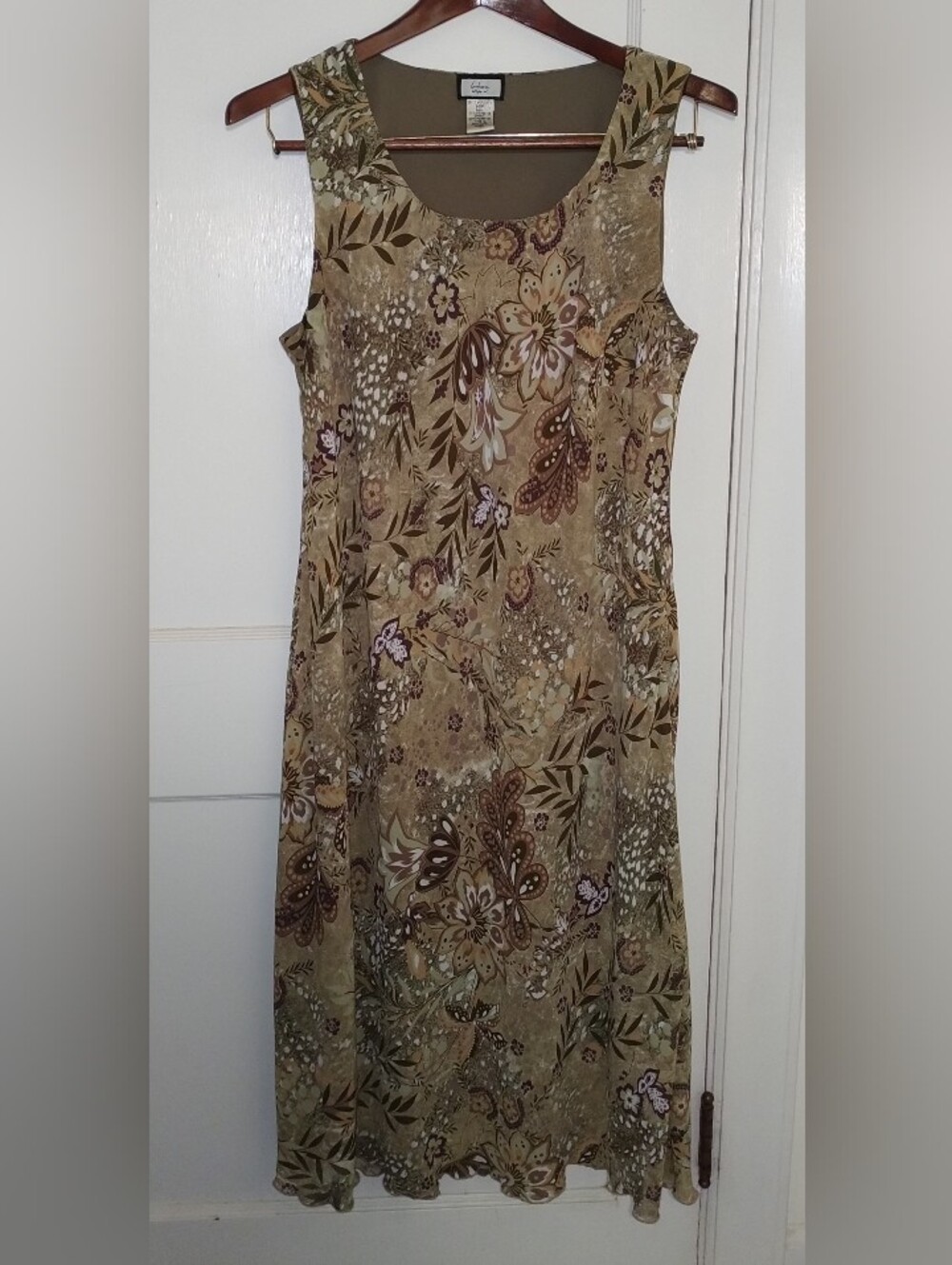 Green Floral Dress